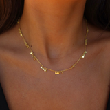 925 Gümüş | Sallantılı Pul Kolye