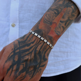 925 Gümüş | Lacivert İpli Dizi Bileklik