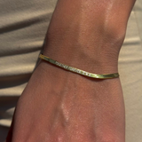 925 Gümüş | Yazılı İtalyan Çift Bilekliği