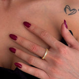 925 Gümüş | Baget Taşlı Tamtur Yüzük