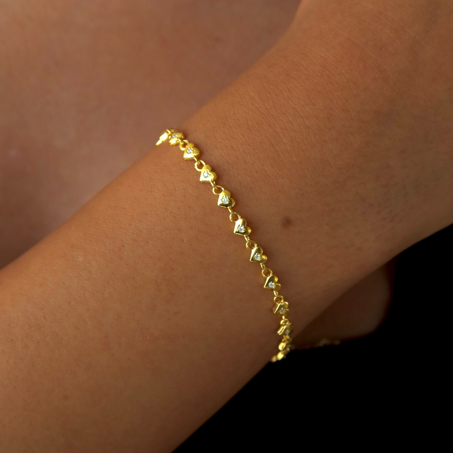 925 Gümüş | Taşlı Love Bileklik