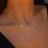 925 Gümüş | Sallantılı Pul Kolye