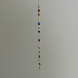 925 Gümüş | Renkli Karma Taşlı Bileklik