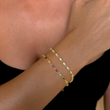 925 Gümüş | Markiz Kesim Taşlı Bileklik