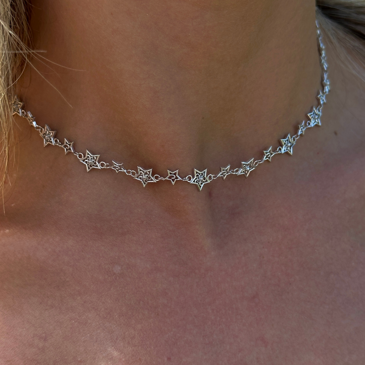 925 Gümüş | Stella Choker Kolye