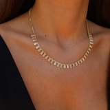 925 Gümüş | Gurmet Zincir-Zirkon Taşlı Kolye