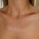 925 Gümüş | 2 Harfli Köprücük Kolye