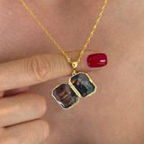 925 Gümüş | Kutup Yıldızlı Kapaklı Fotoğraf Kolye