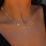 925 Gümüş | Sallantılı Pul Kolye