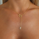 925 Gümüş | Kalpli Harf Y Kolye