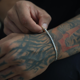 925 Gümüş | Popcorn Kalın Bileklik