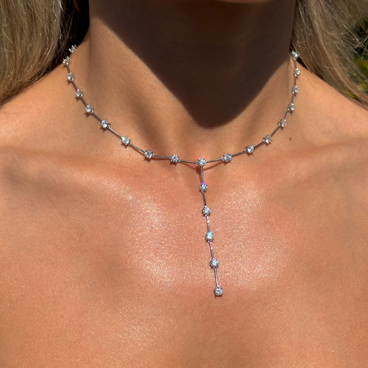 925 Gümüş | Luna Choker Y Kolye