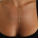 925 Gümüş | Kalpli Harf Y Kolye