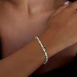 925 Gümüş | Gold X Su Yolu Bileklik