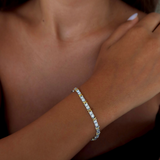 925 Gümüş | Gold X Su Yolu Bileklik