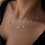 925 Gümüş | İncili İnce Kolye