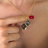 925 Gümüş | Kutup Yıldızlı Kapaklı Fotoğraf Kolye