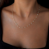 925 Gümüş | İncili İnce Kolye