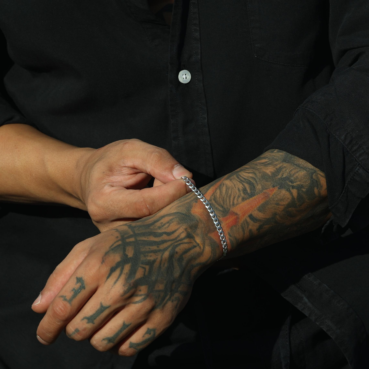 925 Gümüş | Kalın Gurmet Zincir Bileklik