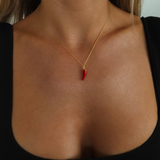 925 Gümüş | İtalyan Boynuzu Cornicello Kolye