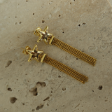 925 Gümüş | Stella Chain Küpe