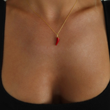 925 Gümüş | İtalyan Boynuzu Cornicello Kolye