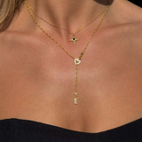 925 Gümüş | Zirkon Taşlı Kalpli Harf Y Kolye