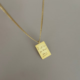 925 Gümüş | Kendi El Yazın ile İstediğini Yazdır-Çizdir Plaka Kolye