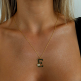 925 Gümüş | İki Harfli Kolye