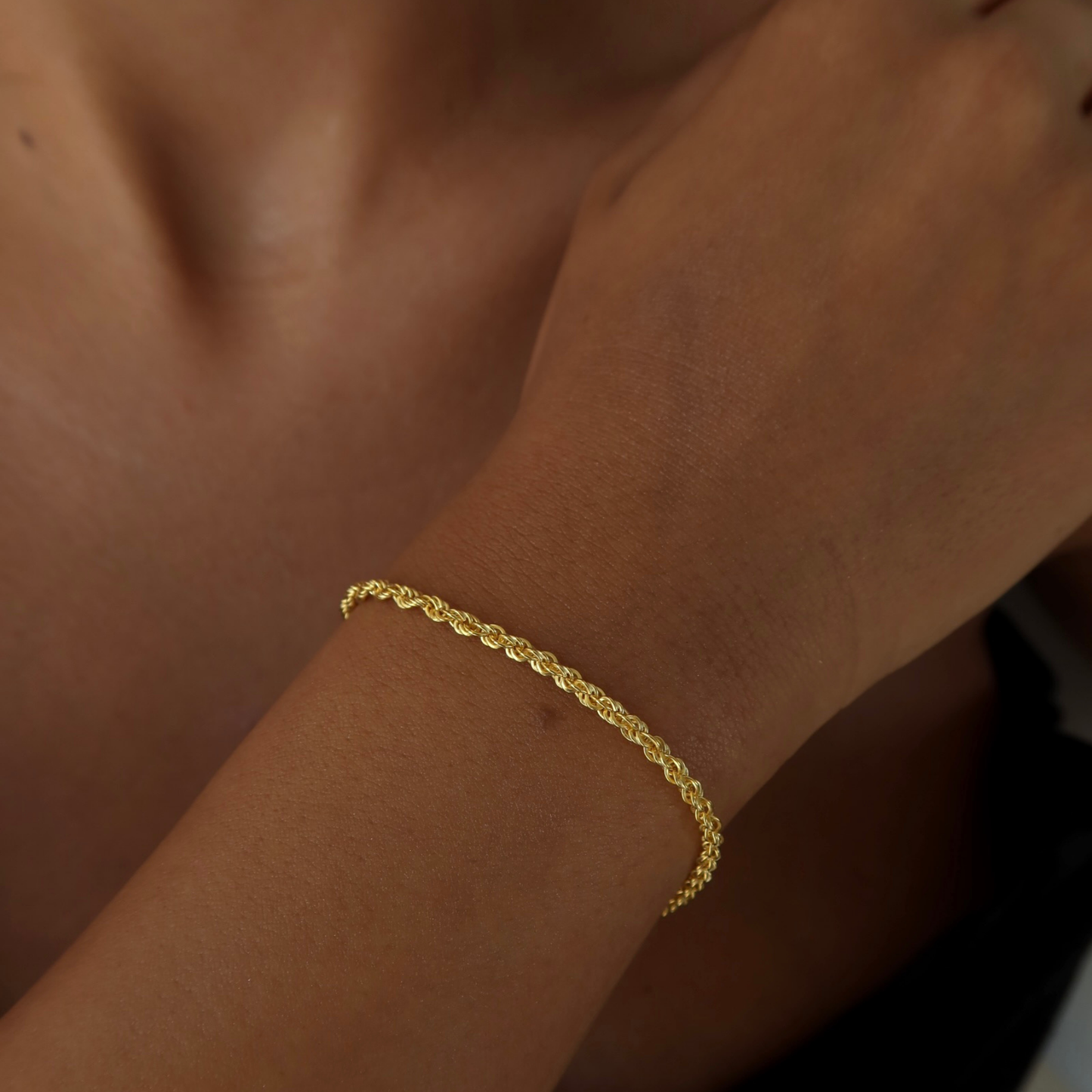 925 Gümüş | Halat Zincir Bileklik