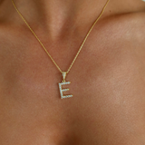 925 Gümüş | Taşlı Harf Kolye