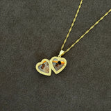 925 Gümüş | Kişiye Özel Kalpli Kapaklı Fotoğraf Kolye