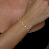 925 Gümüş | Sıralı Hamsa Figürlü Bileklik