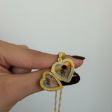 925 Gümüş | Kişiye Özel Kalpli Kapaklı Fotoğraf Kolye