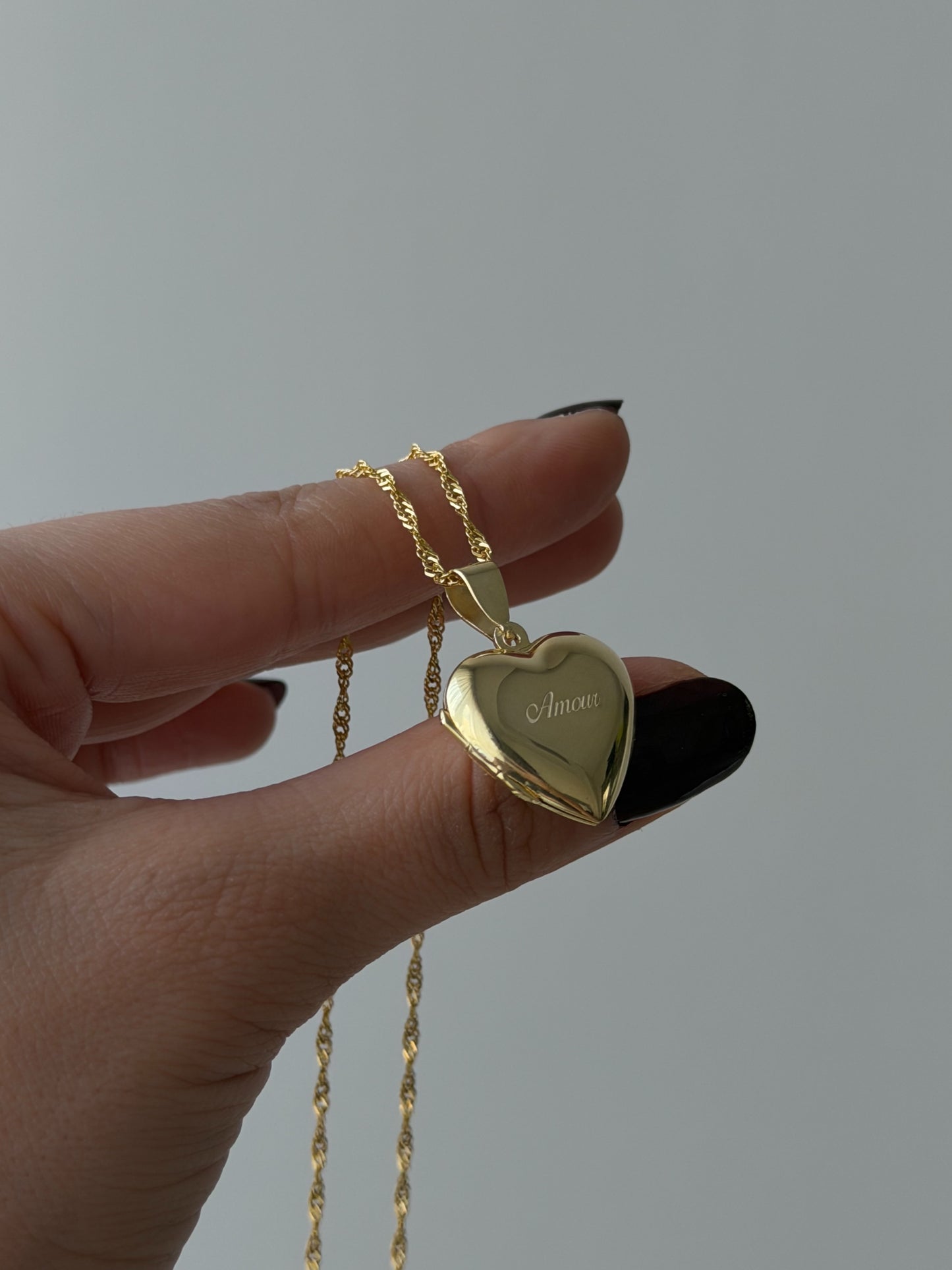 925 Gümüş | Kişiye Özel Kalpli Kapaklı Fotoğraf Kolye