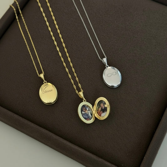 925 Gümüş | Kişiye Özel Kapaklı Fotoğraf Kolye