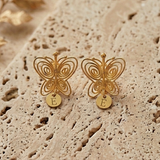 925 Gümüş | Kelebek Küpe