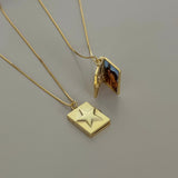 925 Gümüş | Yıldız Kapaklı Fotoğraf Kolye