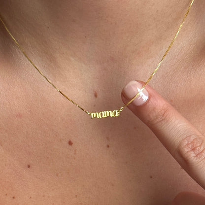 925 Gümüş | Minimal İsim Kolye