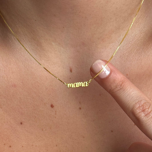 925 Gümüş | Minimal İsim Kolye