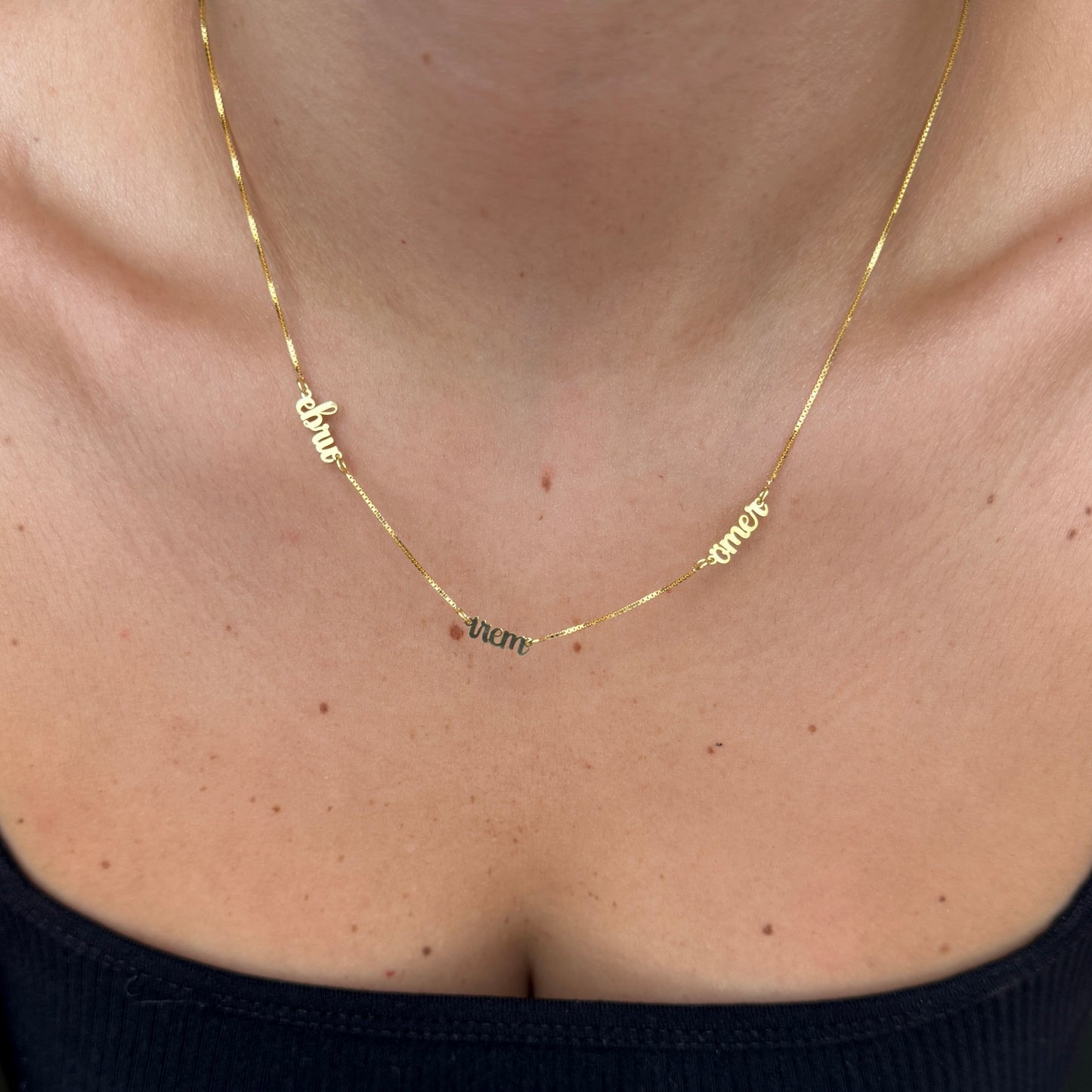 925 Gümüş | Minimal İsim Kolye