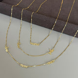 925 Gümüş | Minimal İsim Kolye