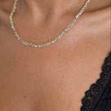 925 Gümüş | Kristal Taşlı Choker Kolye