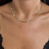 925 Gümüş | Güneş Figürlü Choker Kolye
