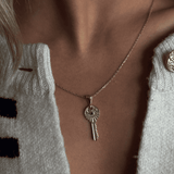 925 Gümüş | Kalbin Anahtarı Kolye